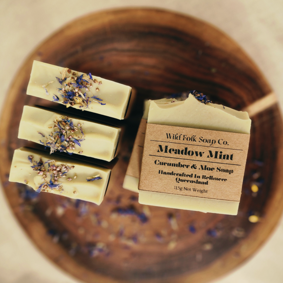 Meadow Mint Cold Process Soap Bar