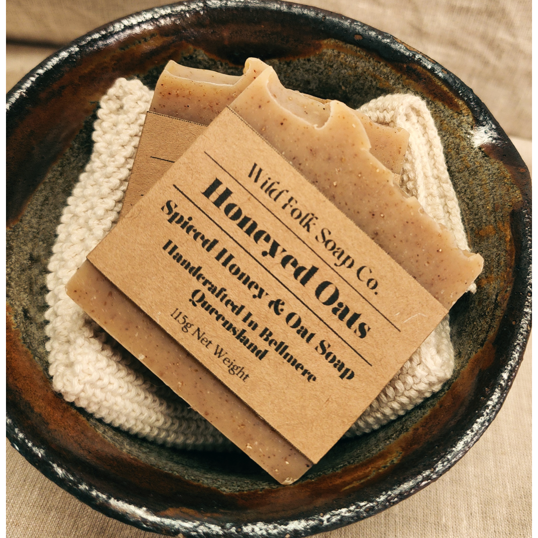 Honeyed Oats Cold Process Soap Bar