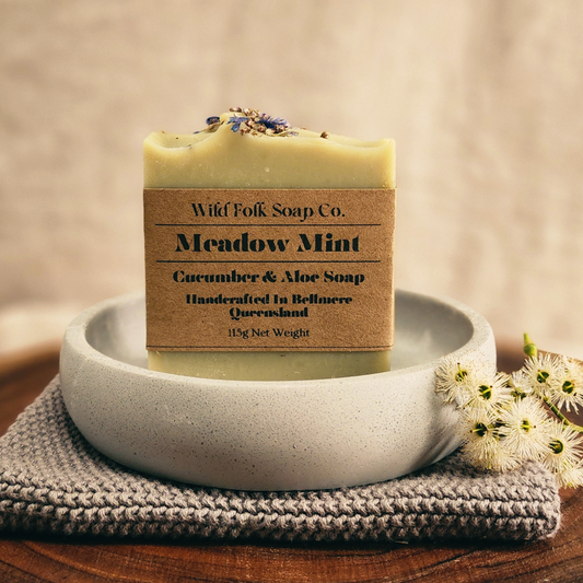 Meadow Mint Cold Process Soap Bar