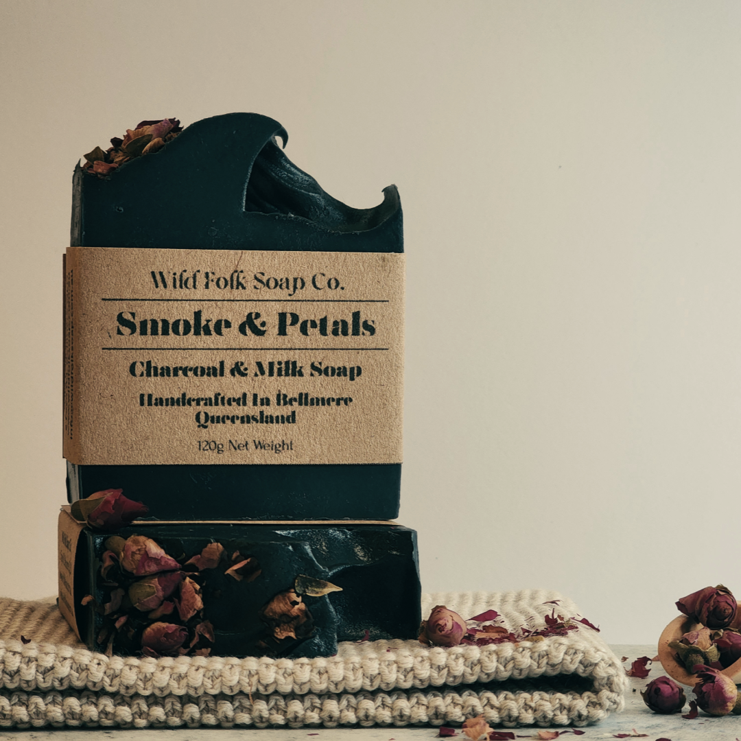 Smoke & Petals Cold Process Soap Bar