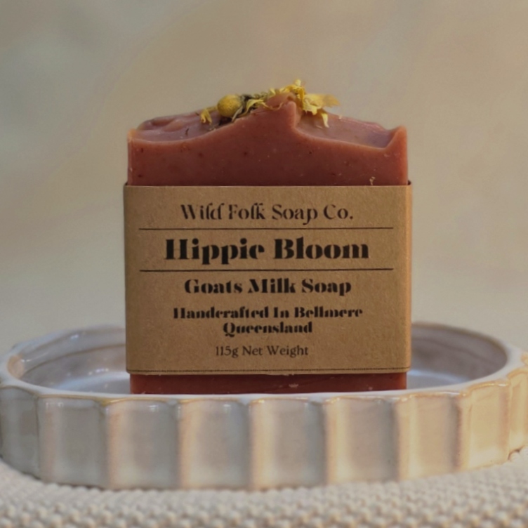 Hippie Bloom Cold Process Soap Bar