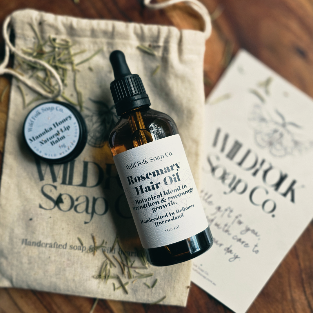 Calico Gift Bag + Postcard & Botanicals