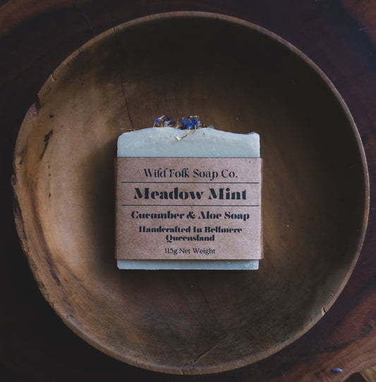 Meadow Mint Cold Process Soap Bar